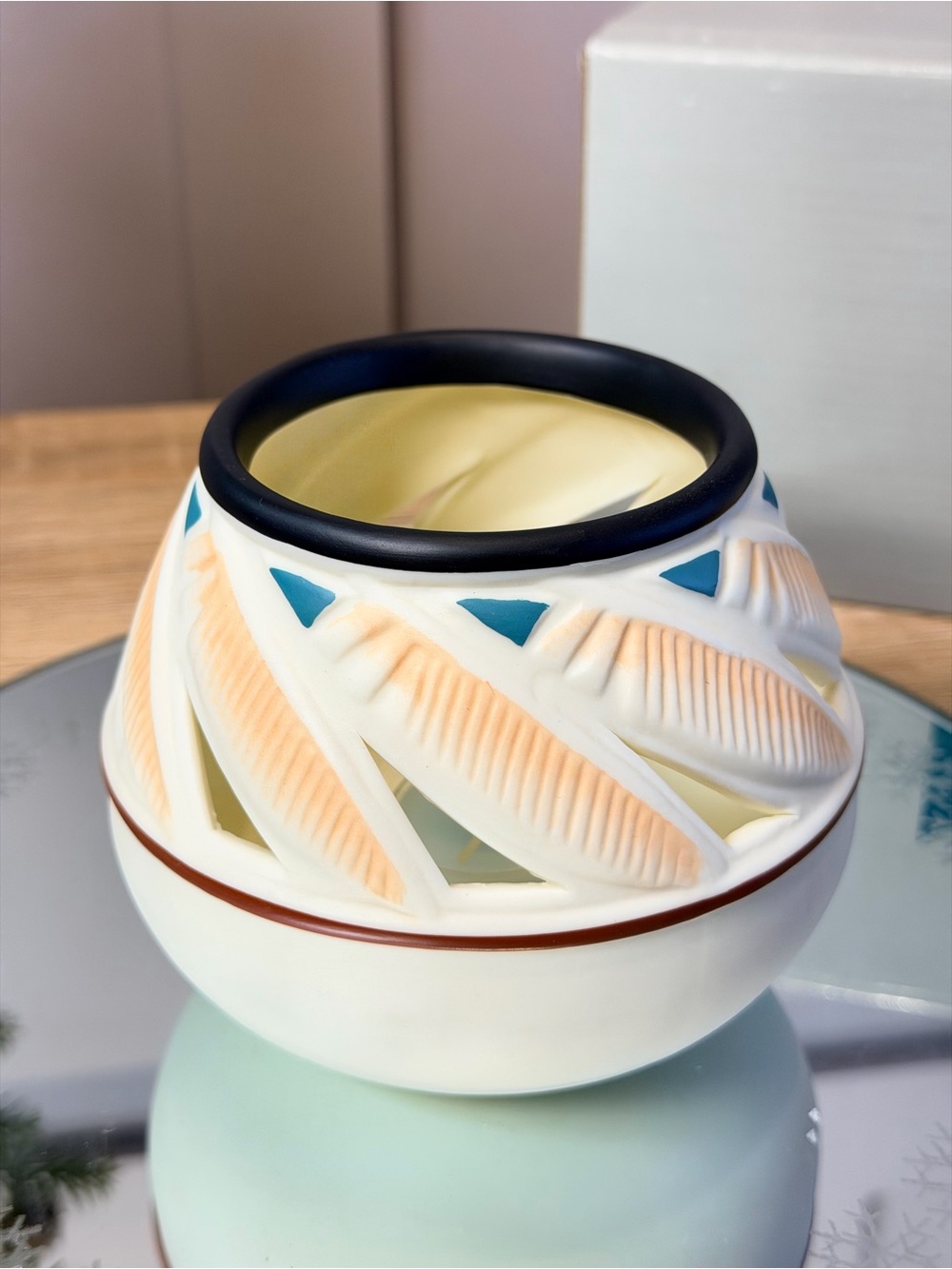 New Southwest Style Votive Candle Holder Partylite